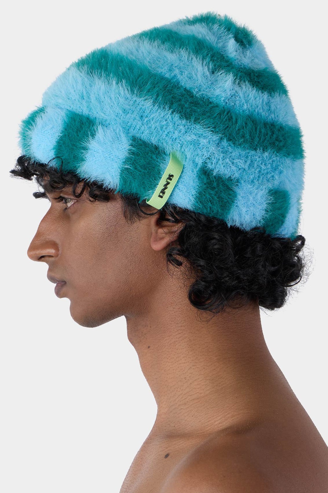 STREGATTO BEANIE / azure & green - 2