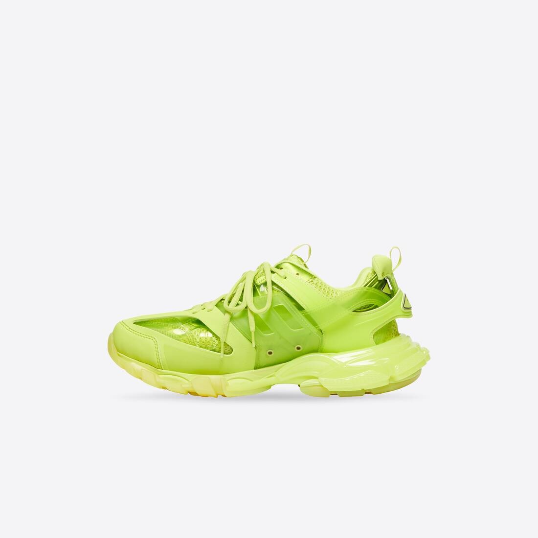 Men's Track Sneaker Clear Sole in Yellow - 6