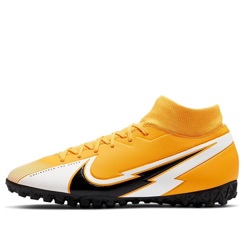 Nike Mercurial Superfly 7 Academy TF Turf 'Black Yellow' AT7978-801 - 1