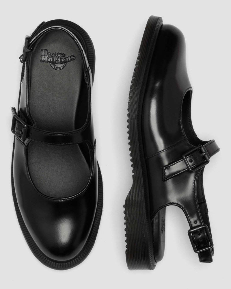 Dr. Martens Madaline Mary Jane Smooth Leather Sling Back Shoes outlook