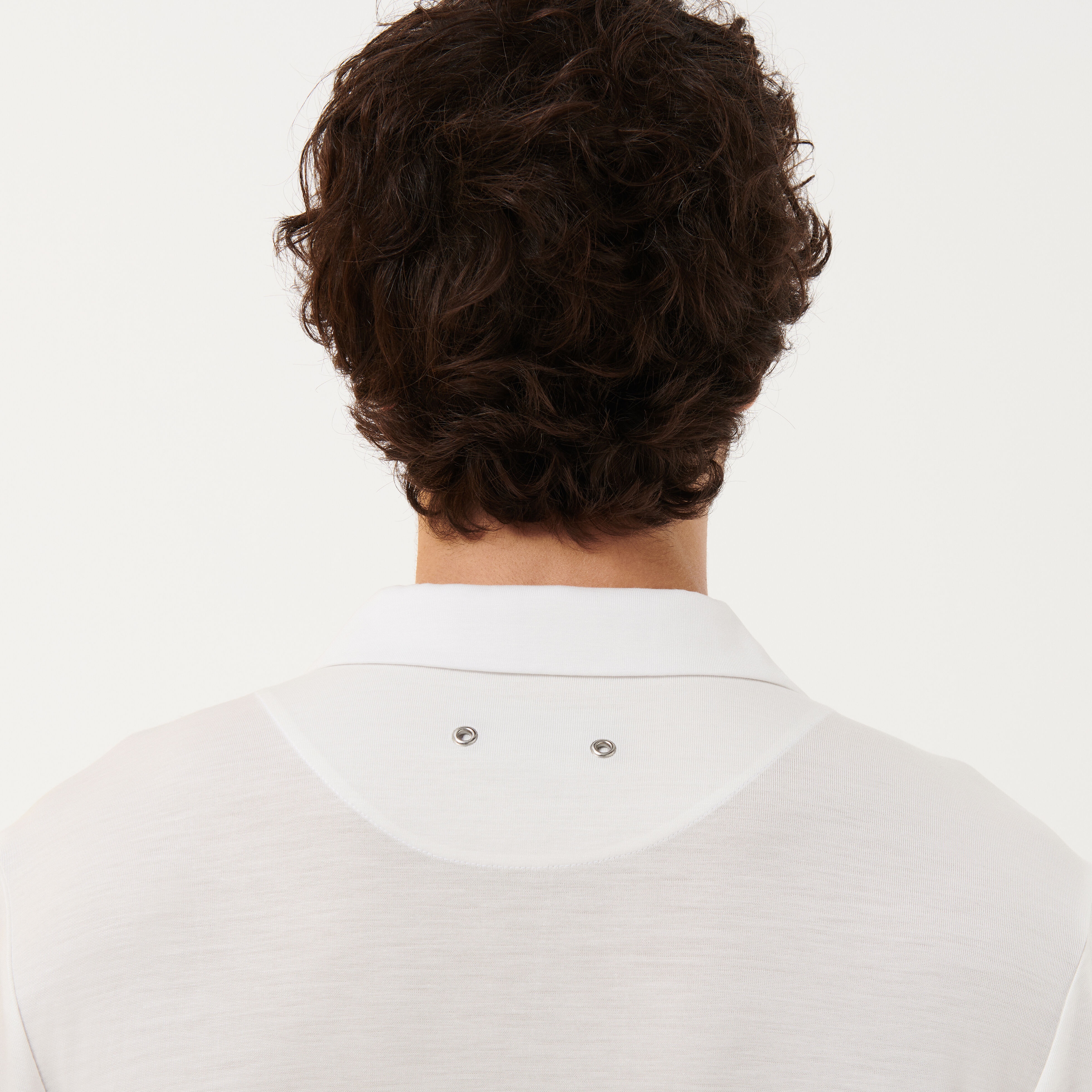 Men Tencel Polo Shirt Solid - 5
