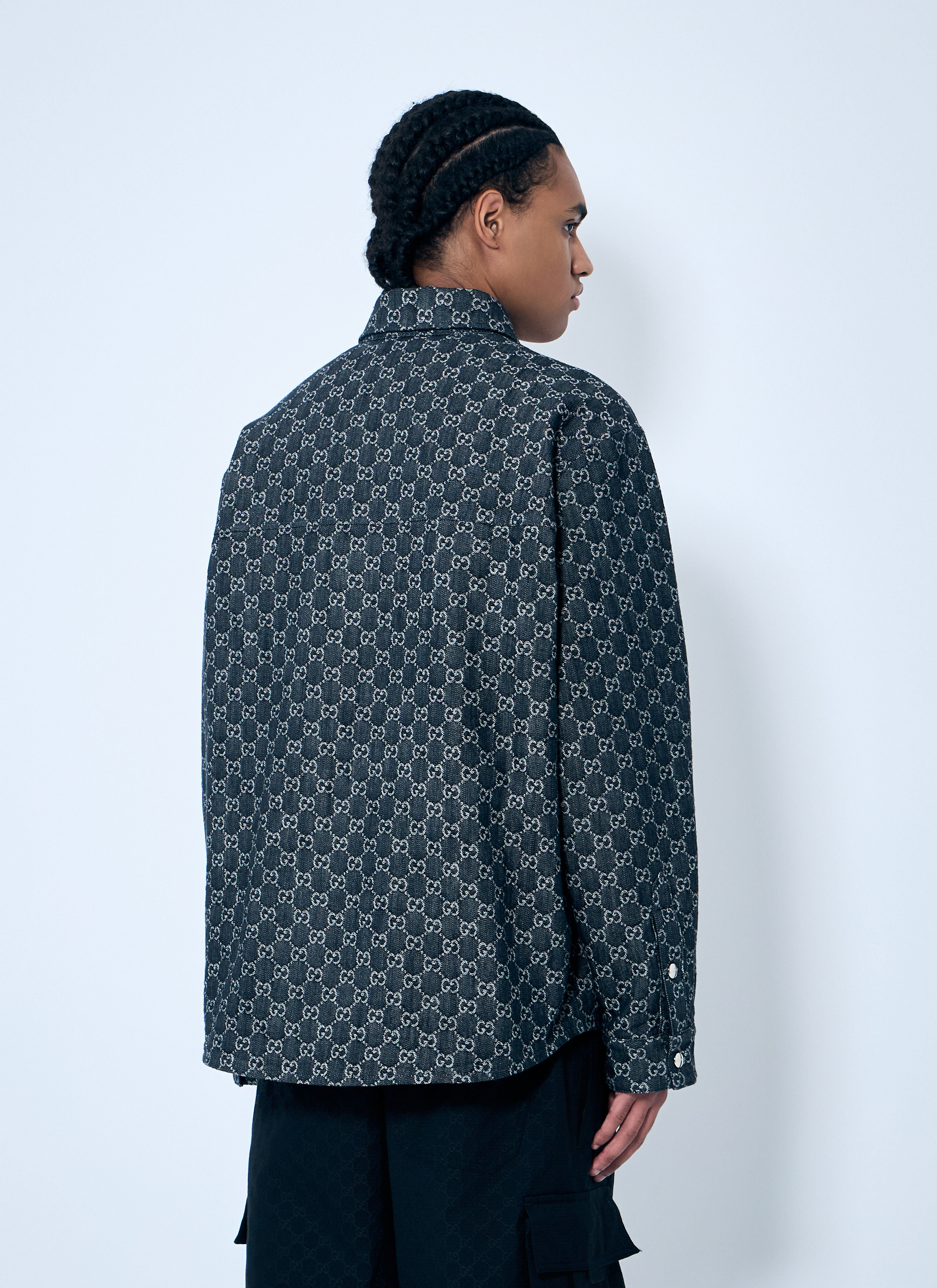 Denim GG Shirt - 4
