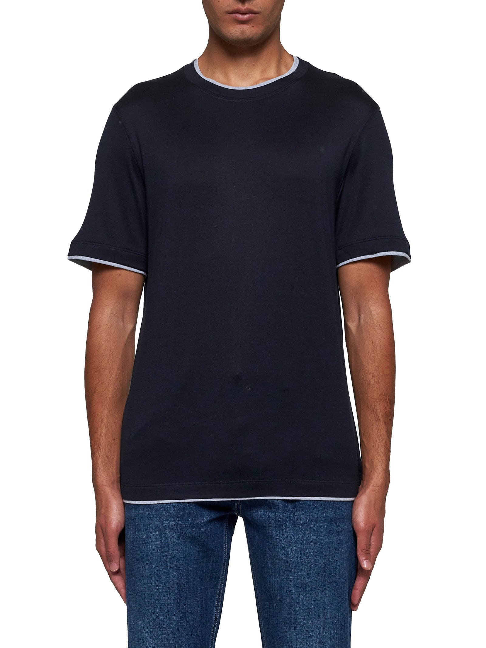 Silk and cotton t-shirt - 2