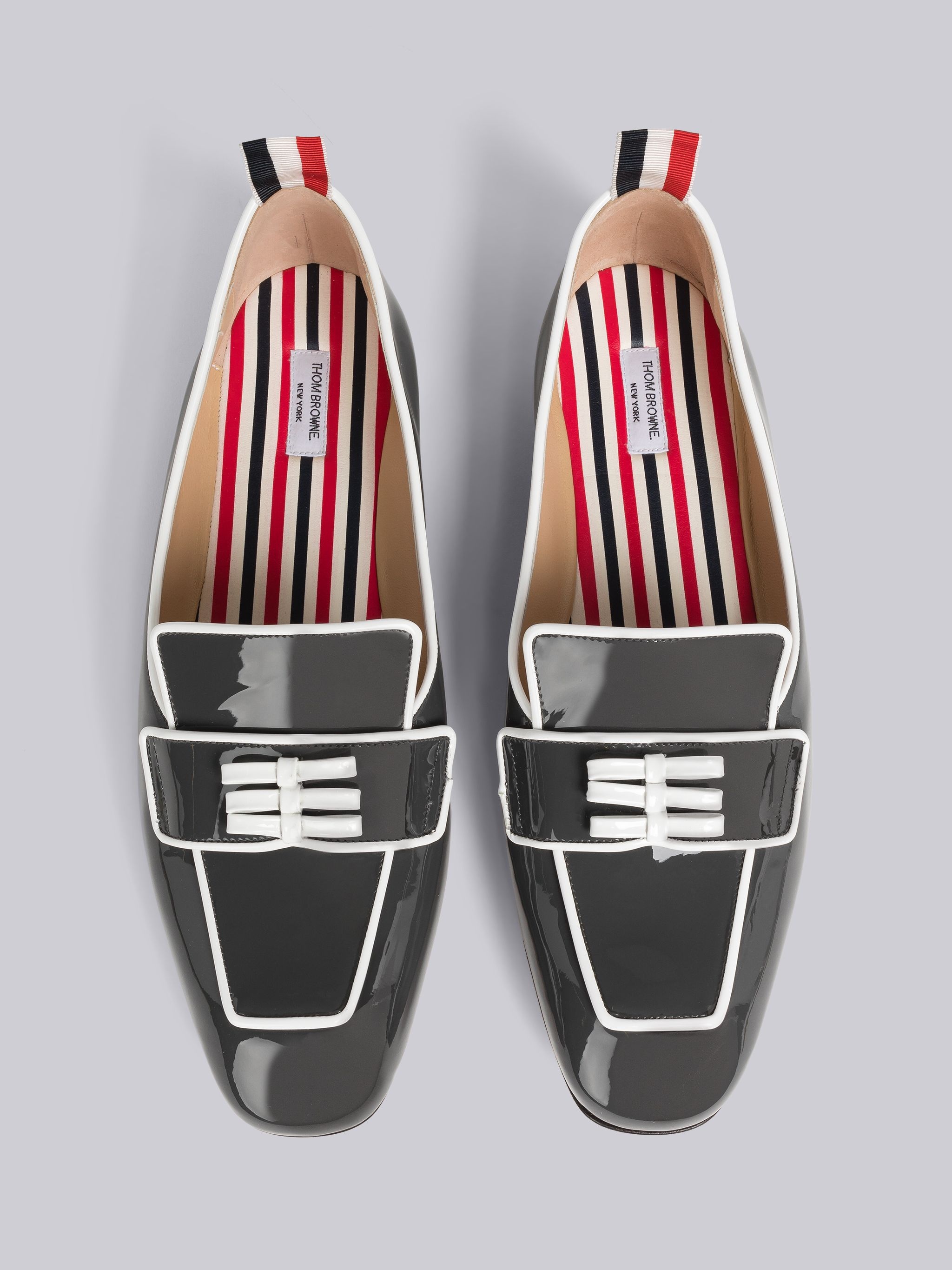Soft Patent Leather 3-Bow Loafer - 4