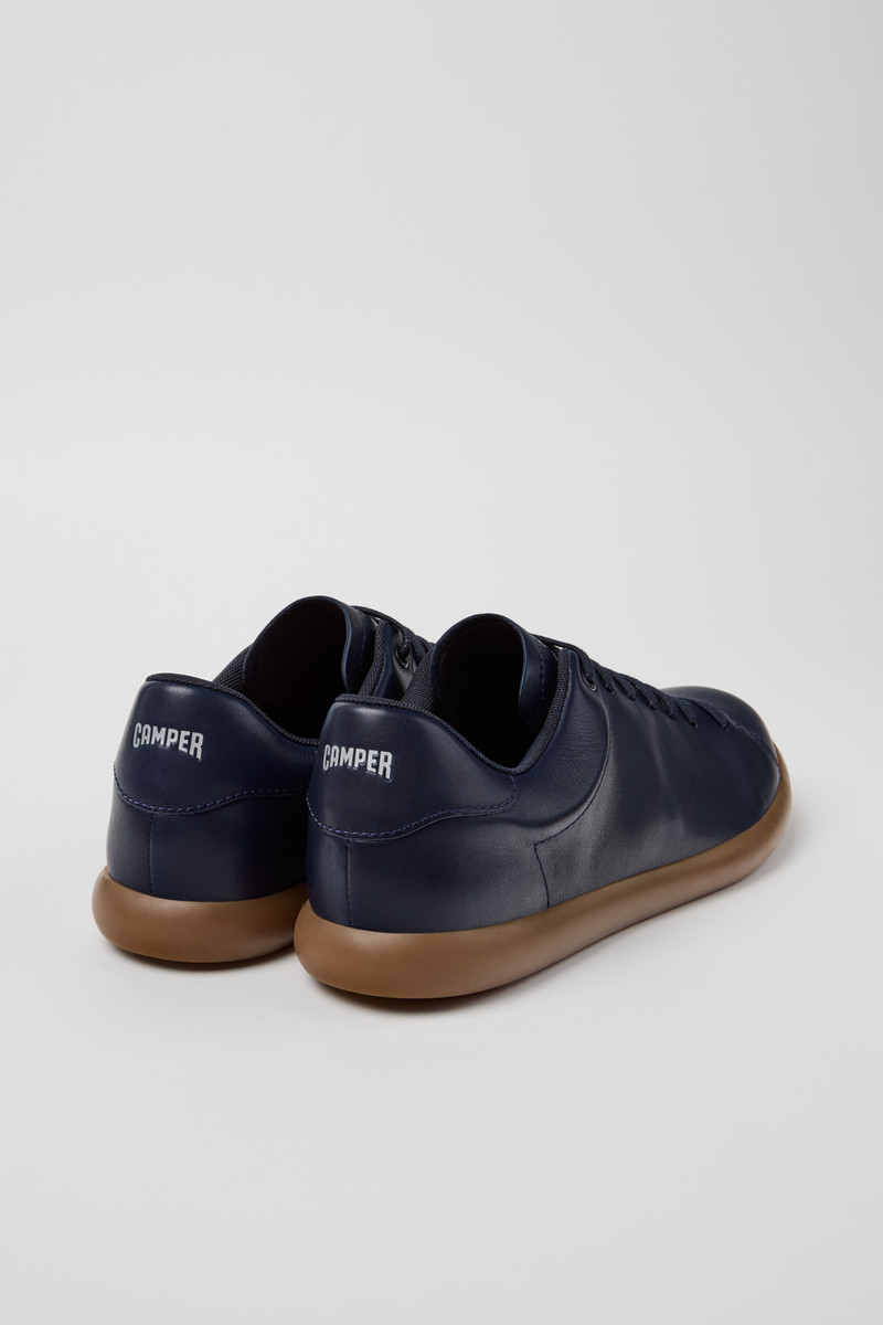 CAMPERLAB Blue Leather Sneakers for Men. outlook
