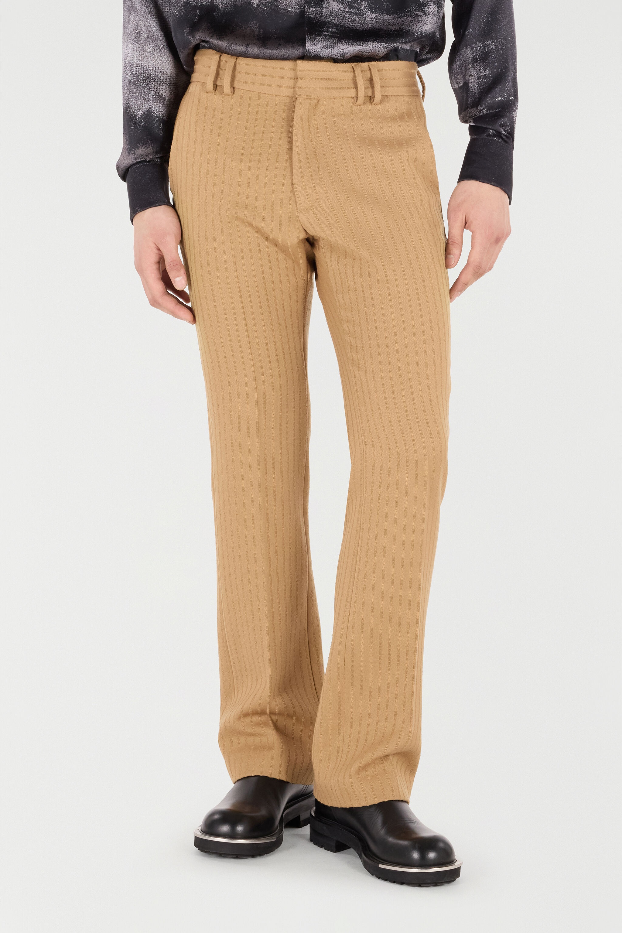 Striped Virgin Wool Pants - 3