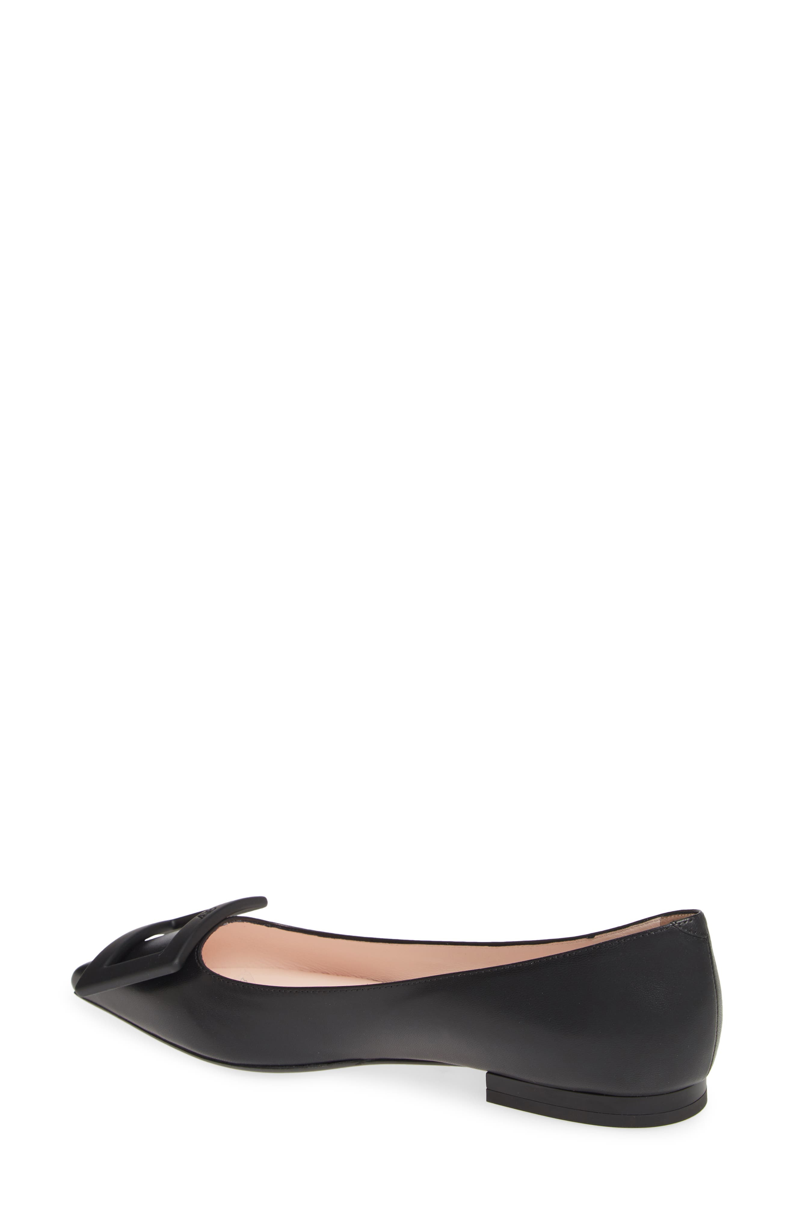 Gommettine Buckle Pointed Toe Flat - 2