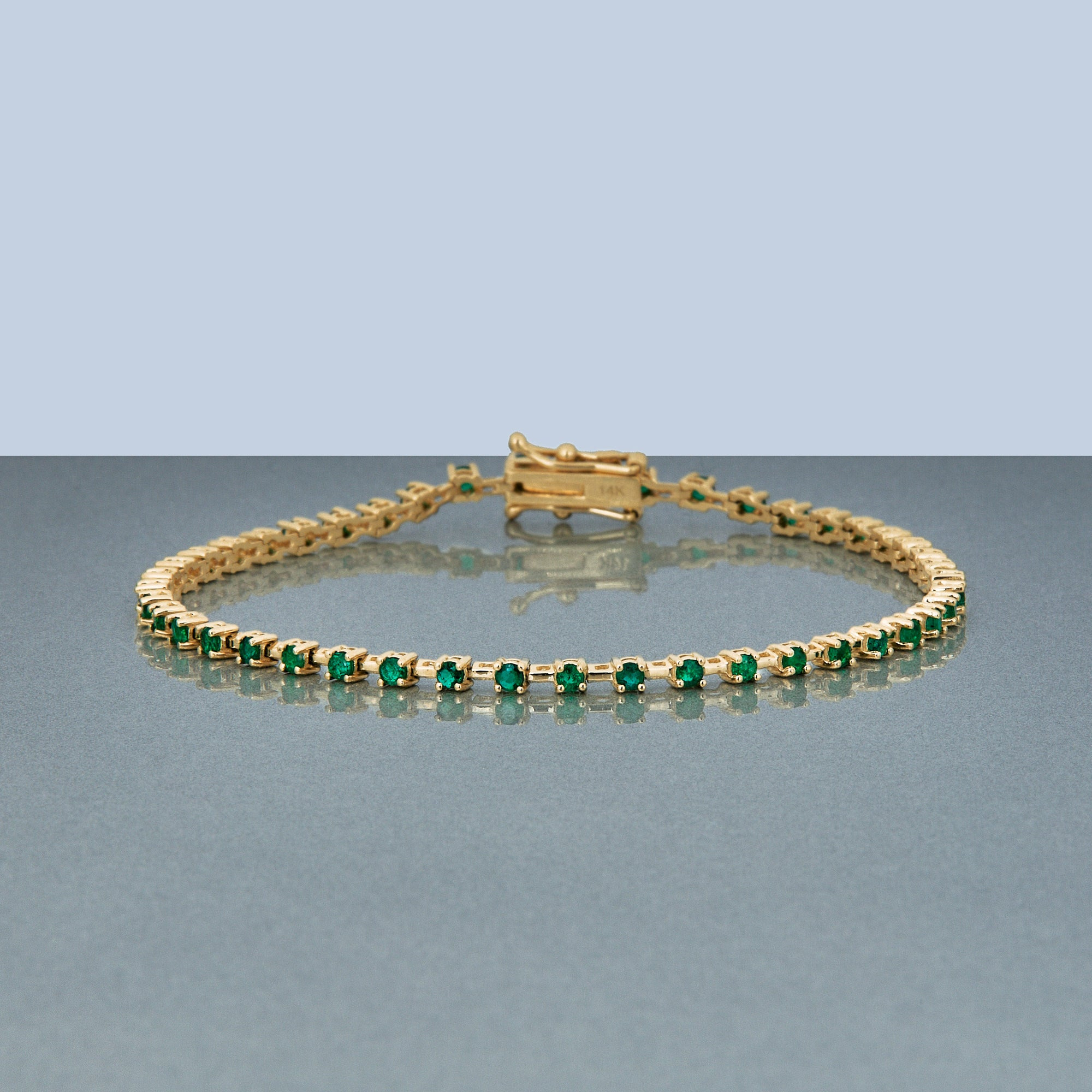 Emerald Ace Tennis Bracelet - 4