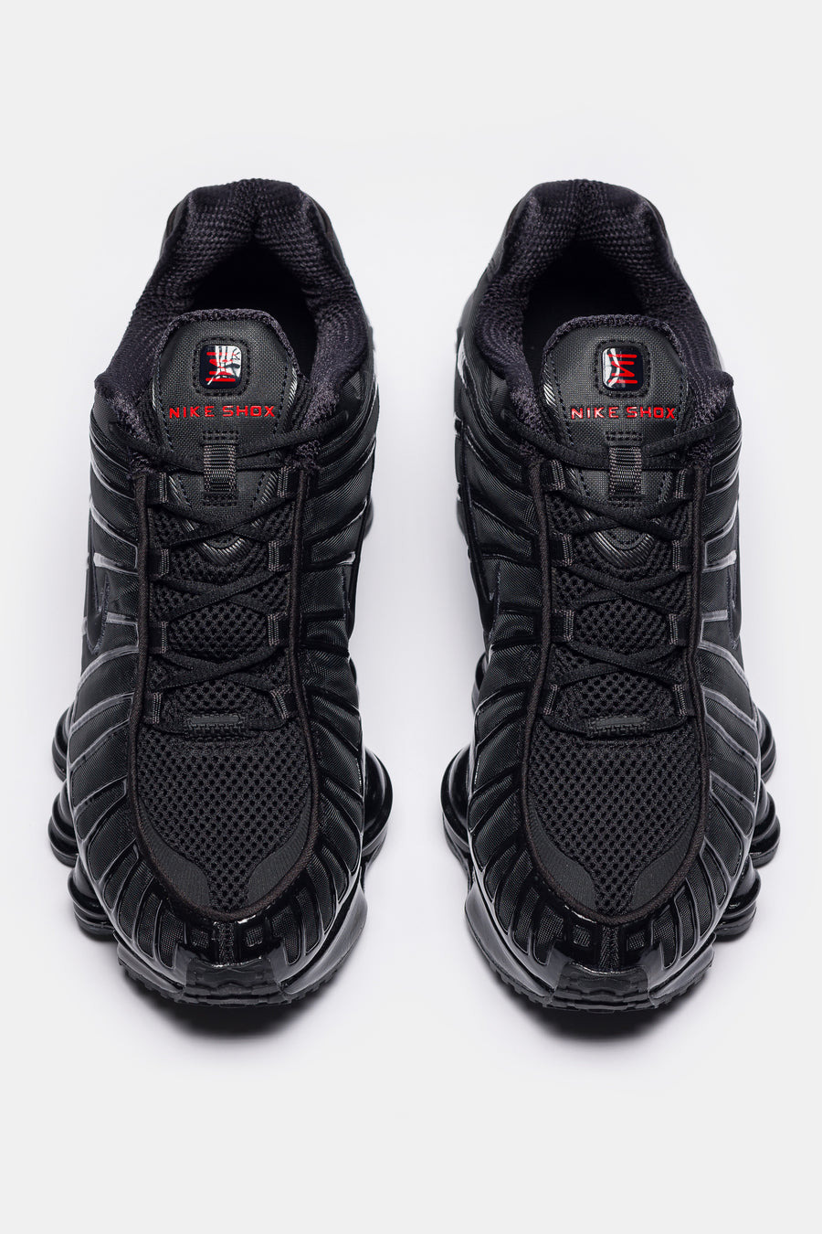 Shox TL Sneaker in Black/Black/Metallic Hematite/Max Orange - 4