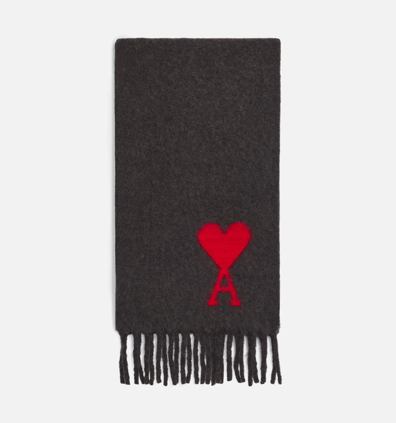 AMI Paris Oversized Ami De Coeur Scarf outlook
