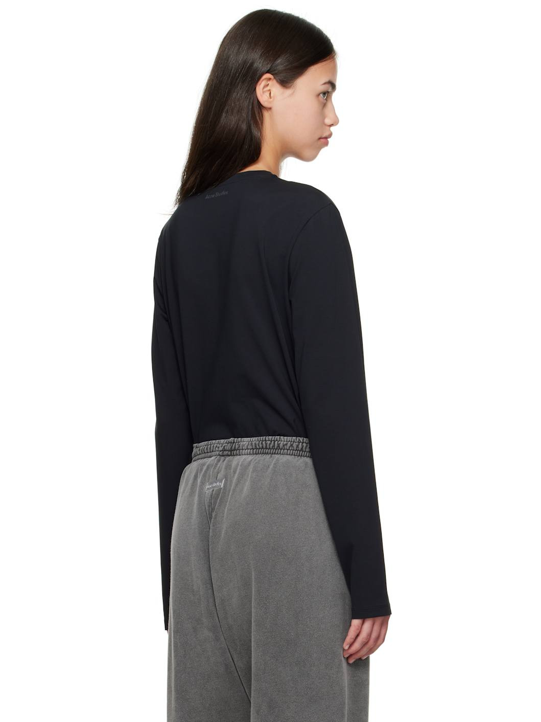 Black Regular Fit Long Sleeve T-shirt - 3