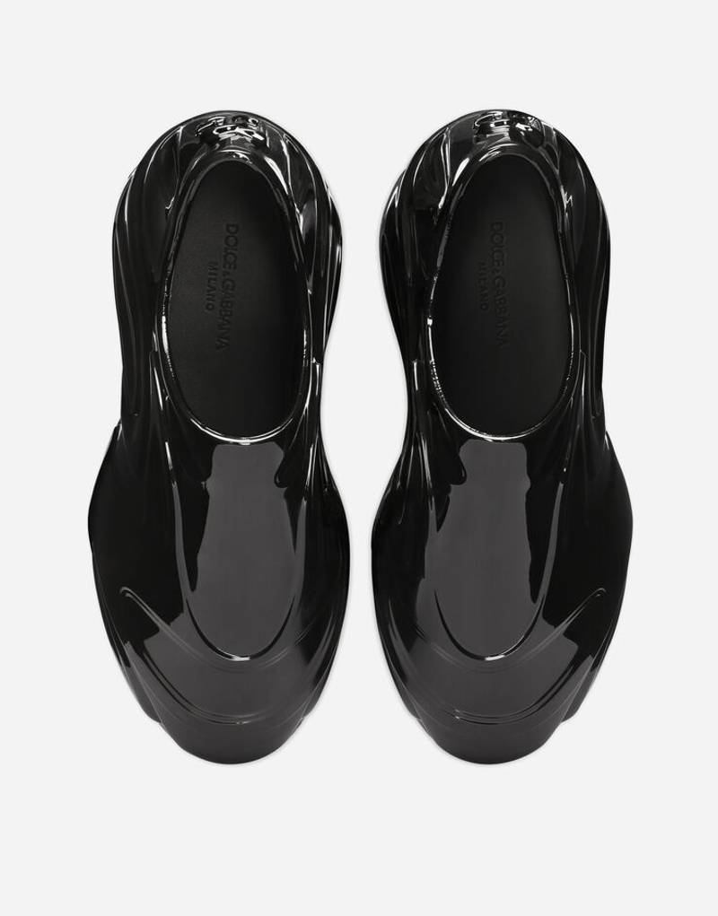 Shiny lacquered rubber Toy sneakers 4