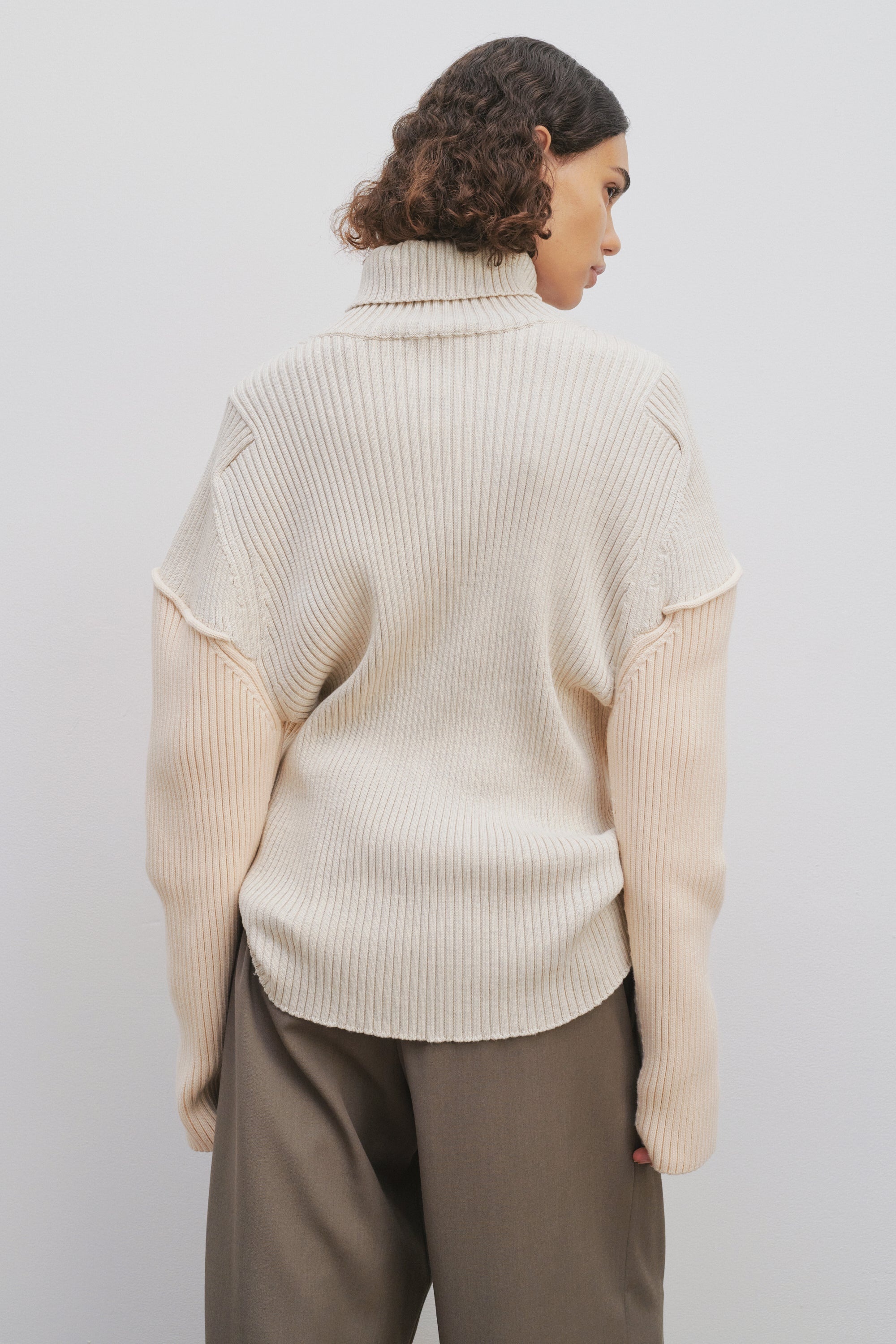 Dua Top in Cotton and Cashmere - 4
