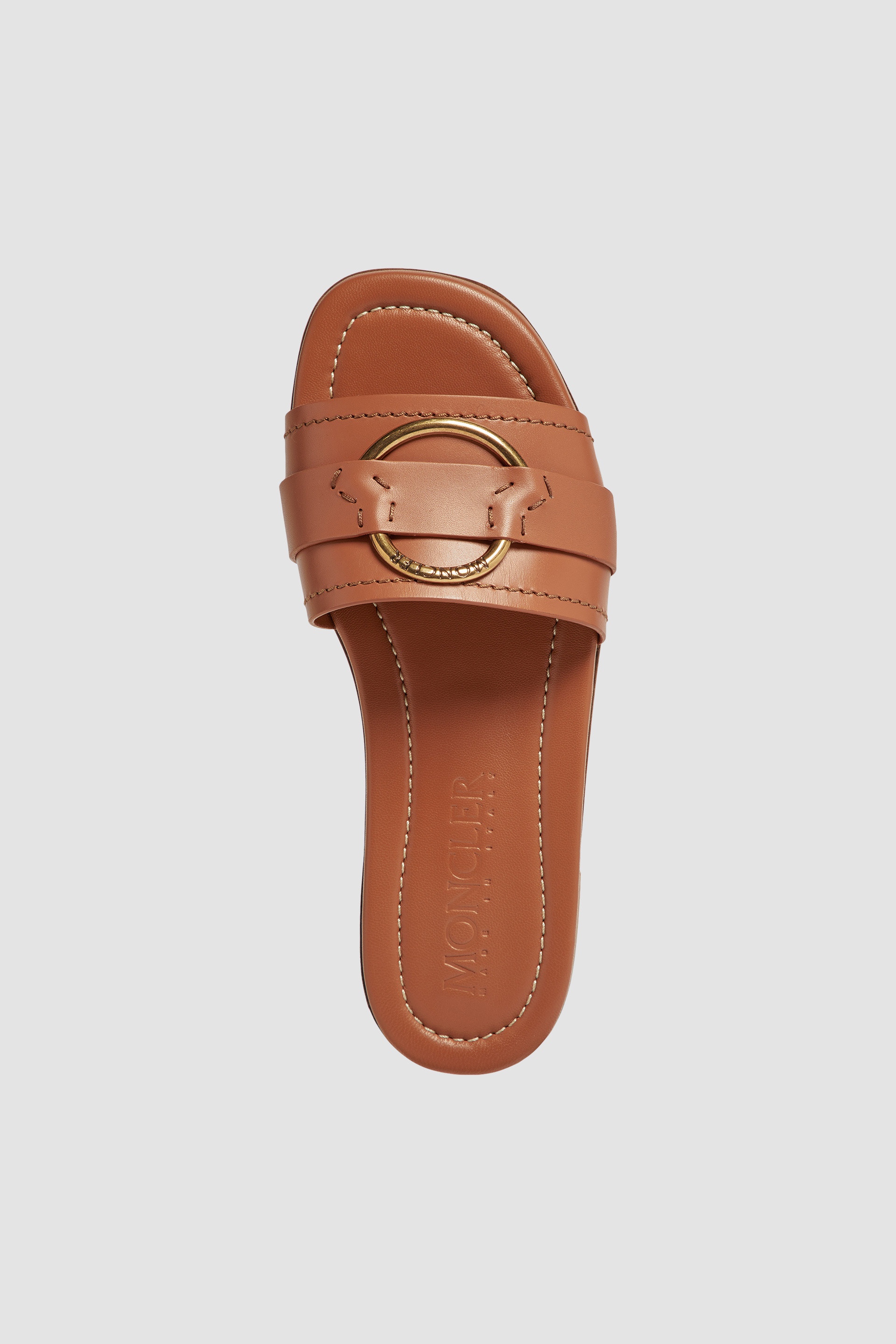 Bell Leather Slides - 4