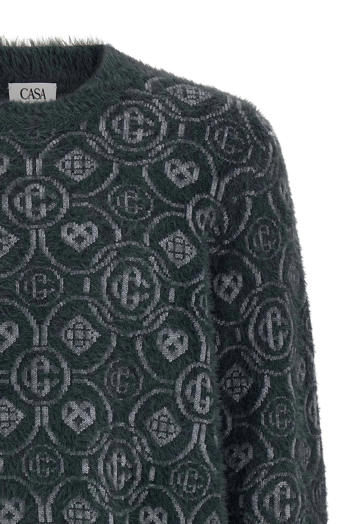 'Fluffy Monogram' sweater - 3