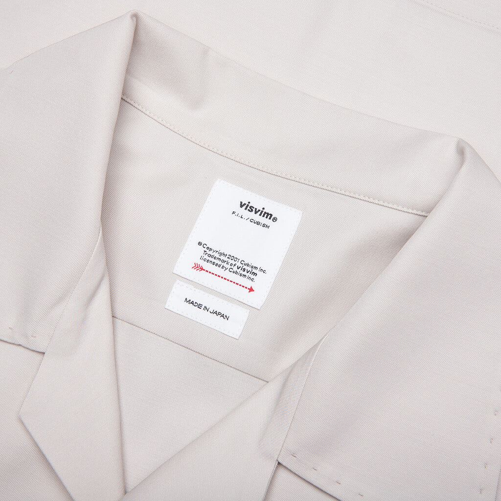KEESEY SP SHIRT S/S - OFF WHITE - 3
