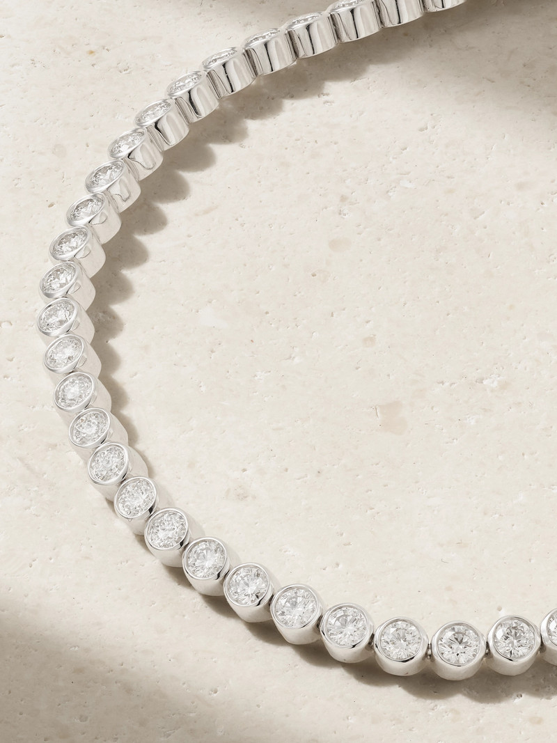 Diamond Lines Db Classic Eternity 18-karat White Gold Diamond Bracelet 4