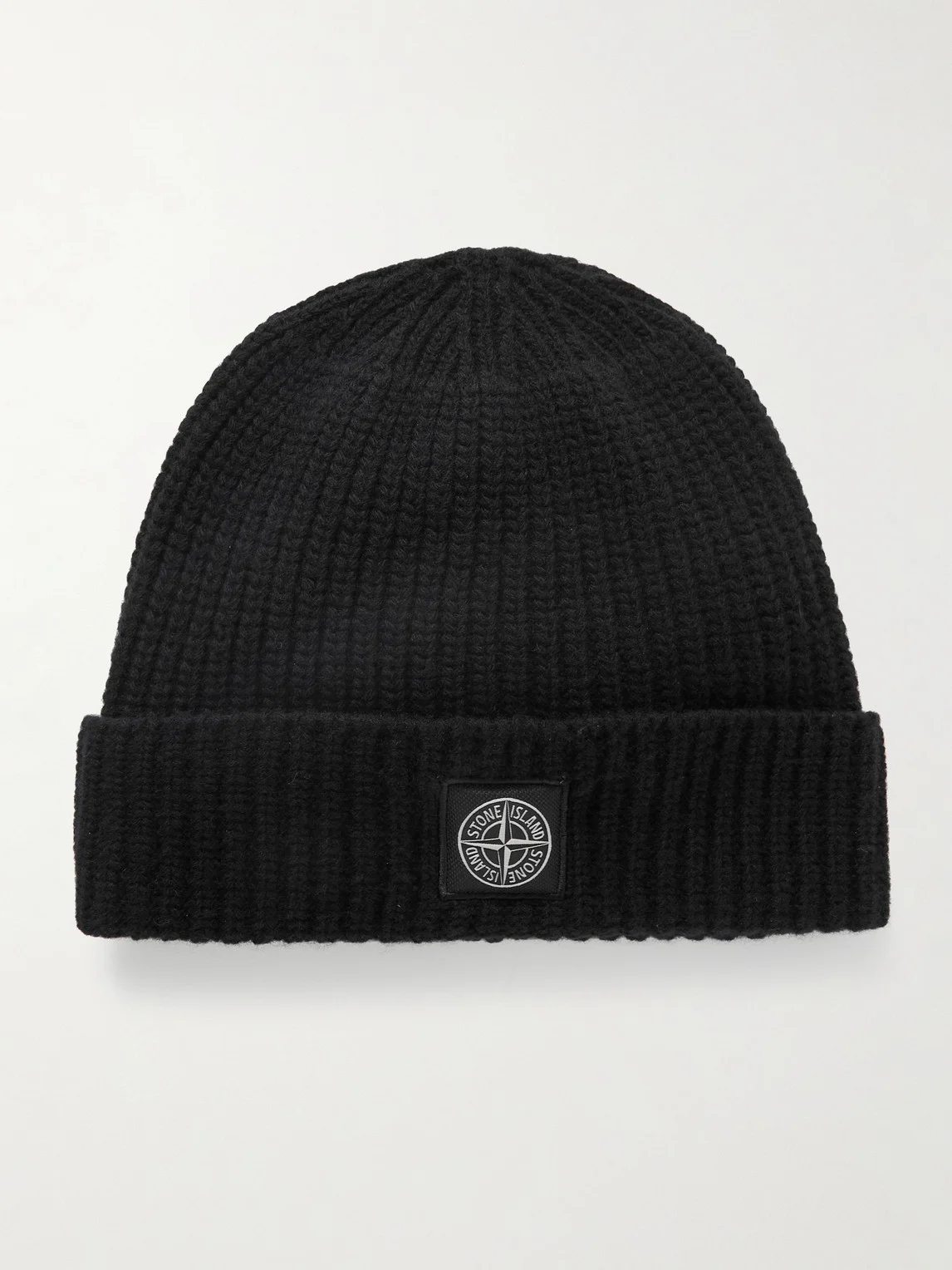 Logo-Appliquéd Ribbed Wool Beanie - 1