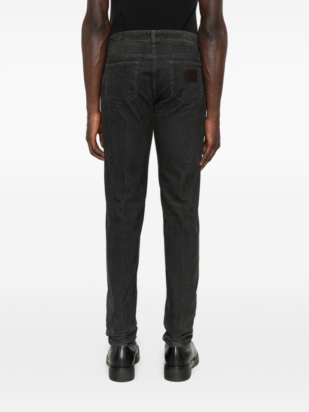 corduroy cotton trousers - 4