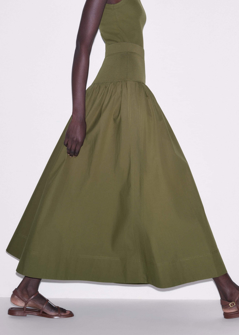 Mixed Media Maxi Skirt 1