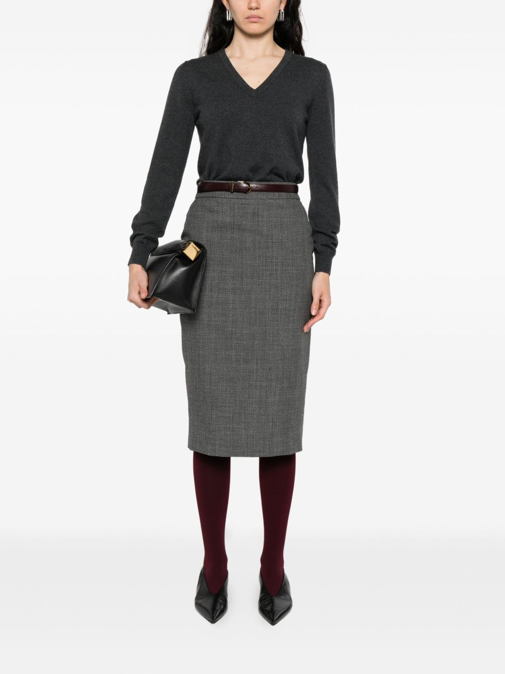 cashmere fine-knit jumper - 2