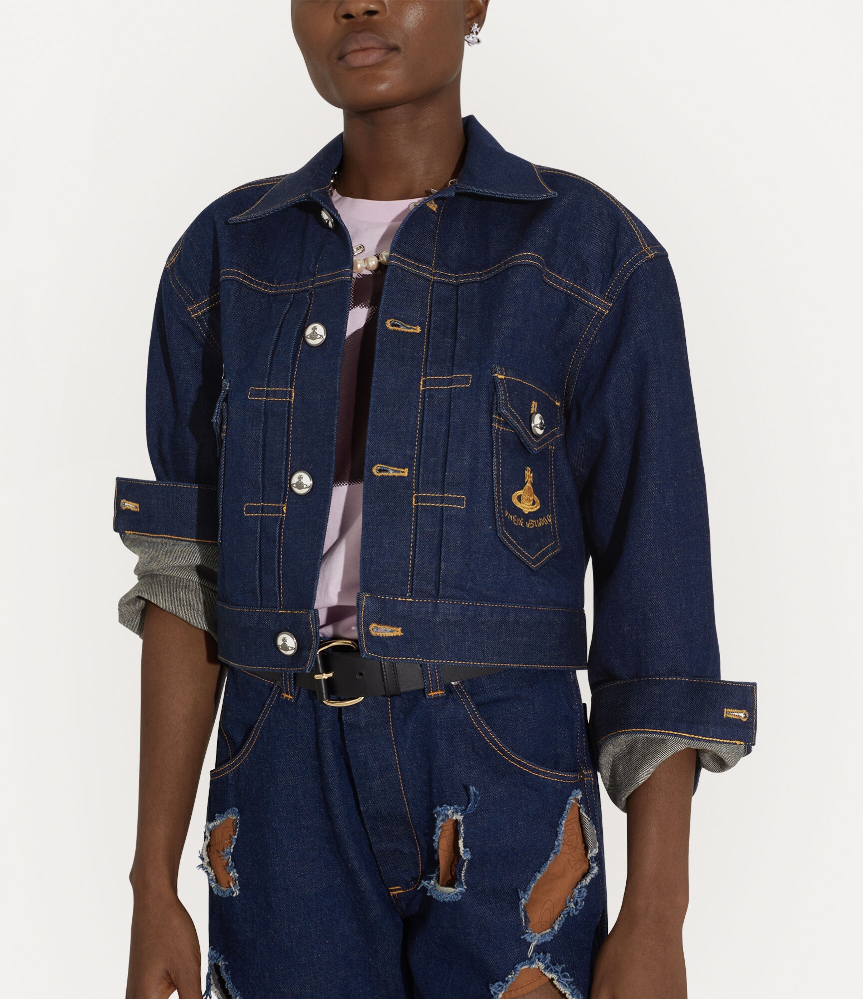 CROPPED MARLENE JACKET - 5