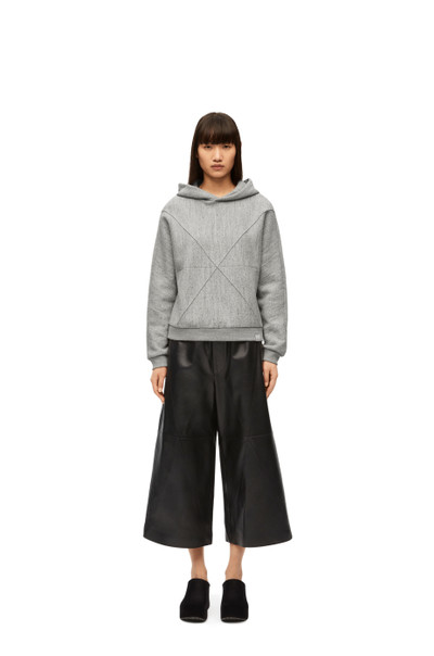 Loewe Puzzle fold regular fit hoodie in cotton outlook