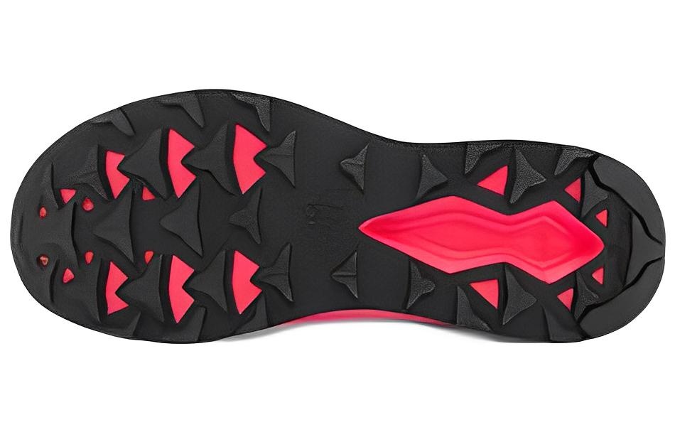 (WMNS) THE NORTH FACE Vectiv Eminus Running Sneakers ' TNF White Trail Marker Print Brilliant Coral' - 5