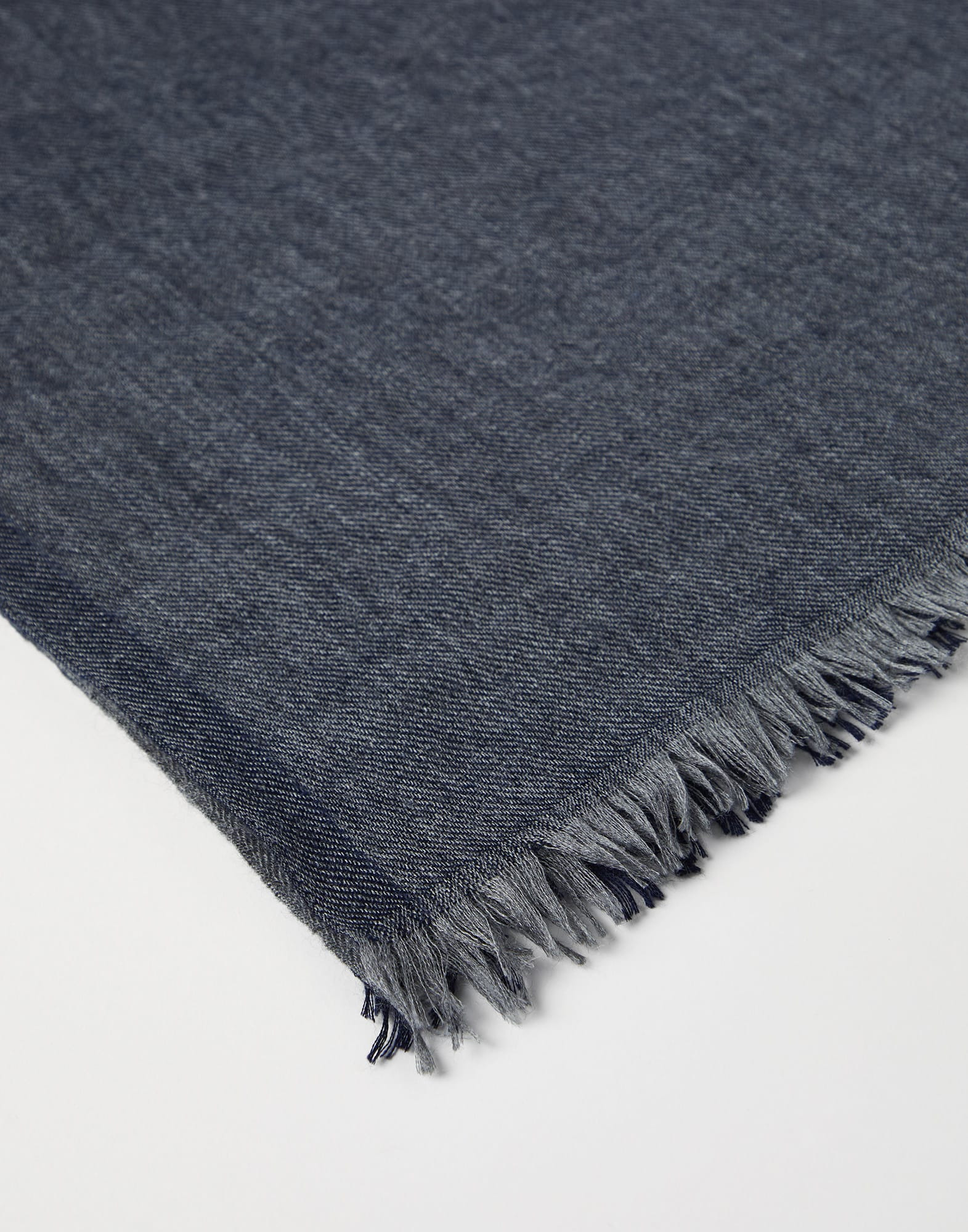 Cashmere and silk color block scarf - 2
