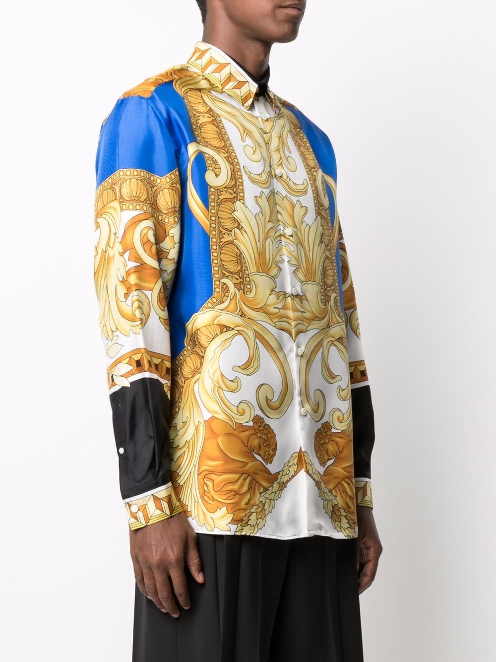 Medusa Renaissance-print silk shirt - 3