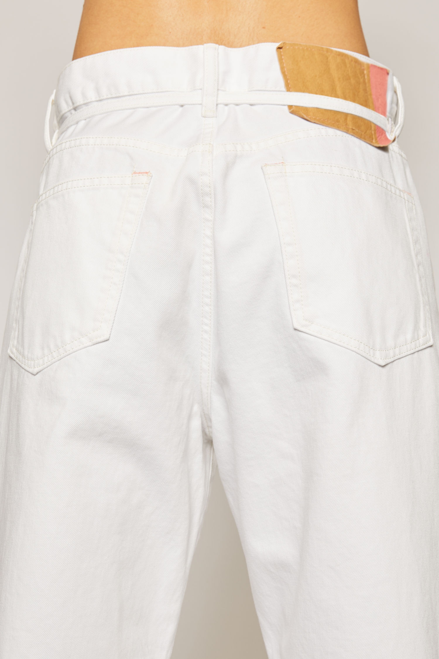 Loose fit jeans white - 4