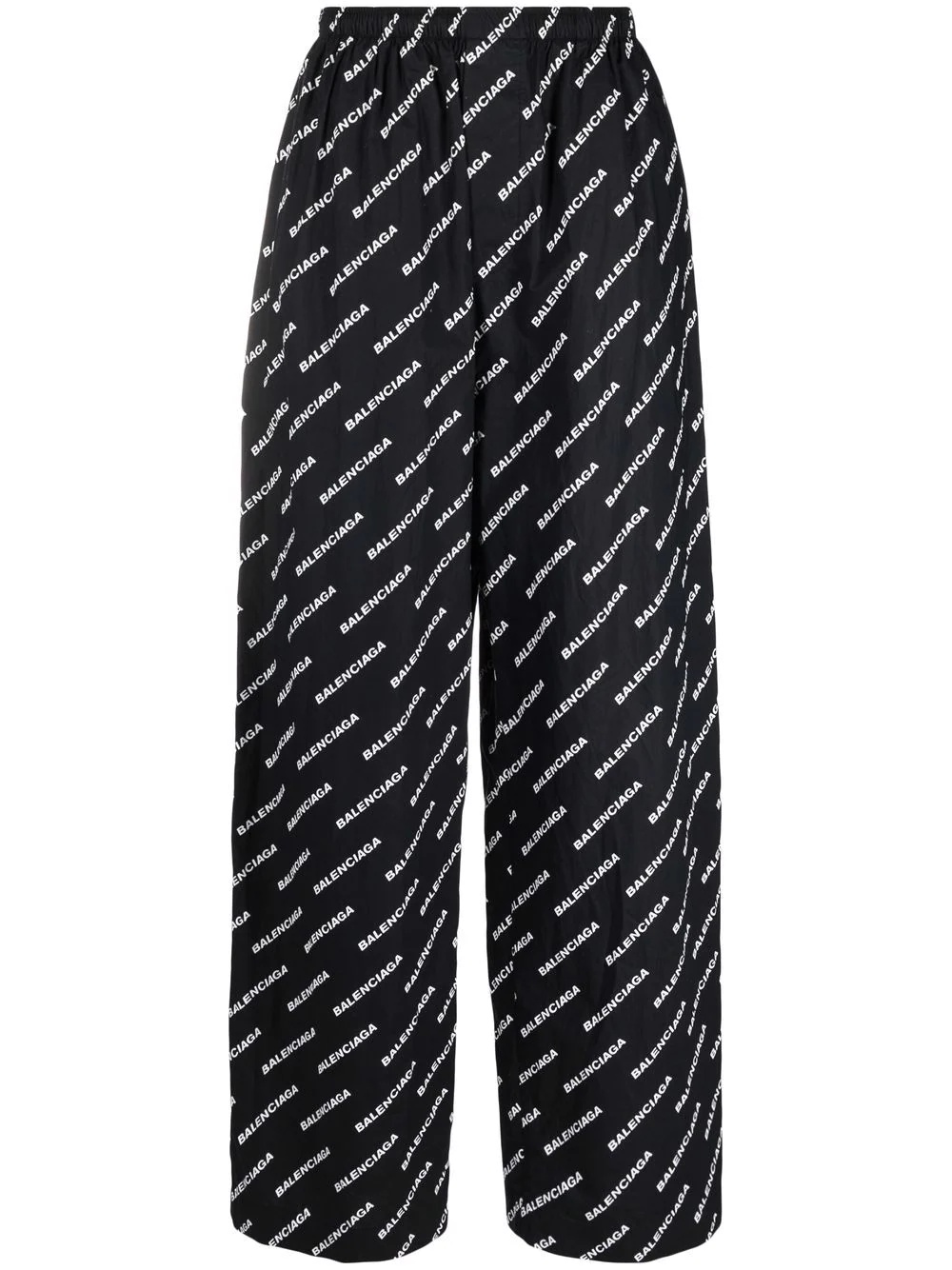 logo print pyjama trousers - 1