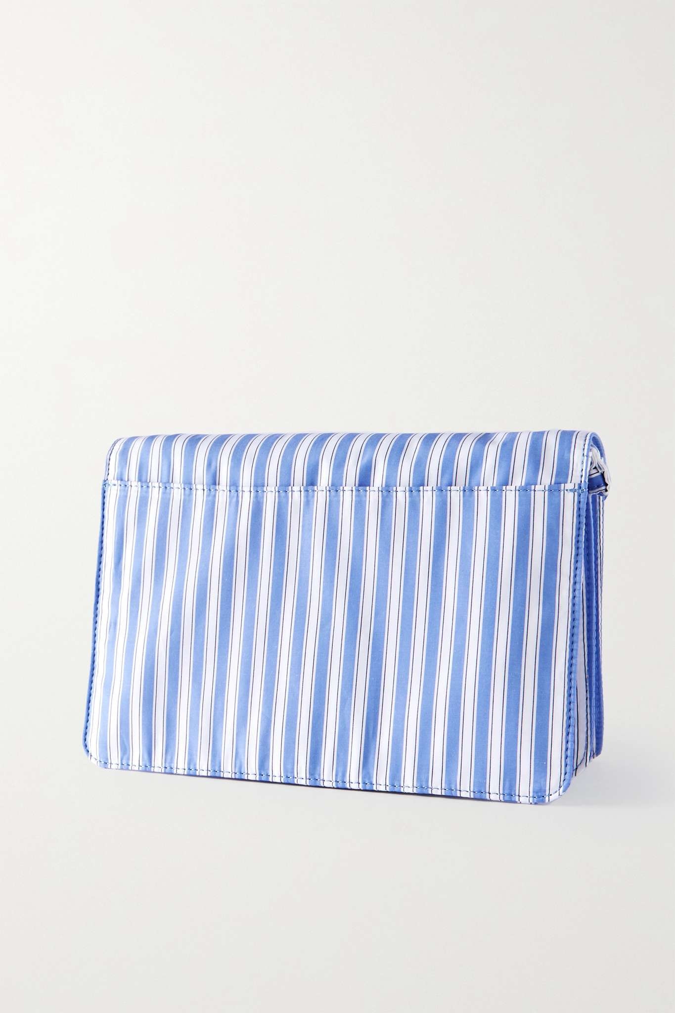 Trunk medium striped cotton-poplin shoulder bag - 3