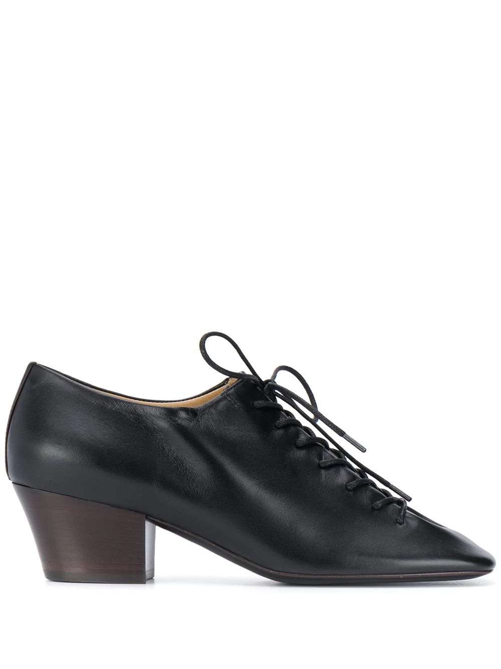 square toe lace-up shoes - 1