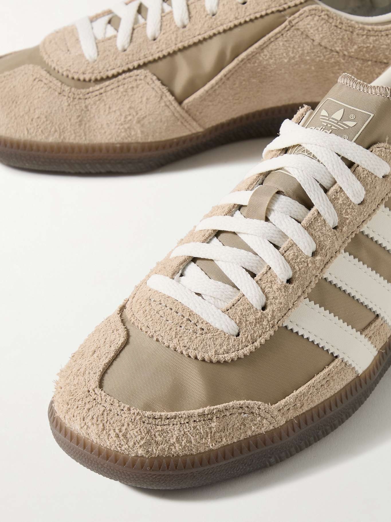 Wensley Spezial leather-trimmed suede and shell sneakers - 4