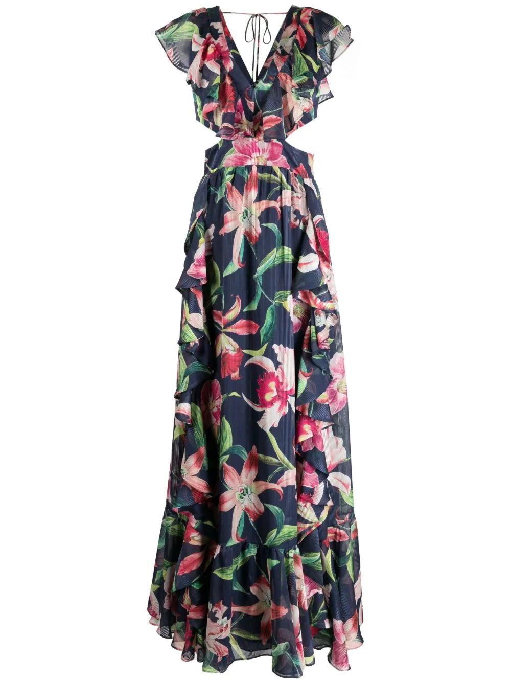 Lealia V-neck maxi dress - 1