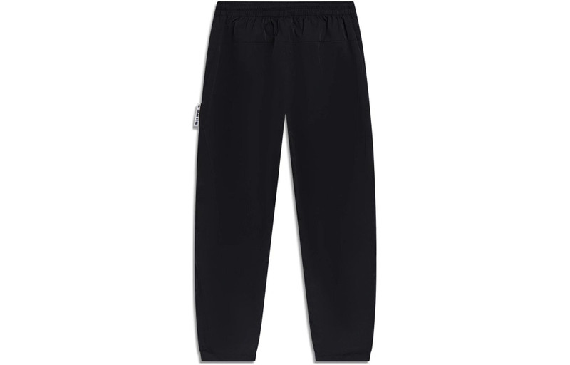 Li-Ning Li-Ning BadFive Embroidered Logo Straight Pants 'Black' AYKT053-2 outlook