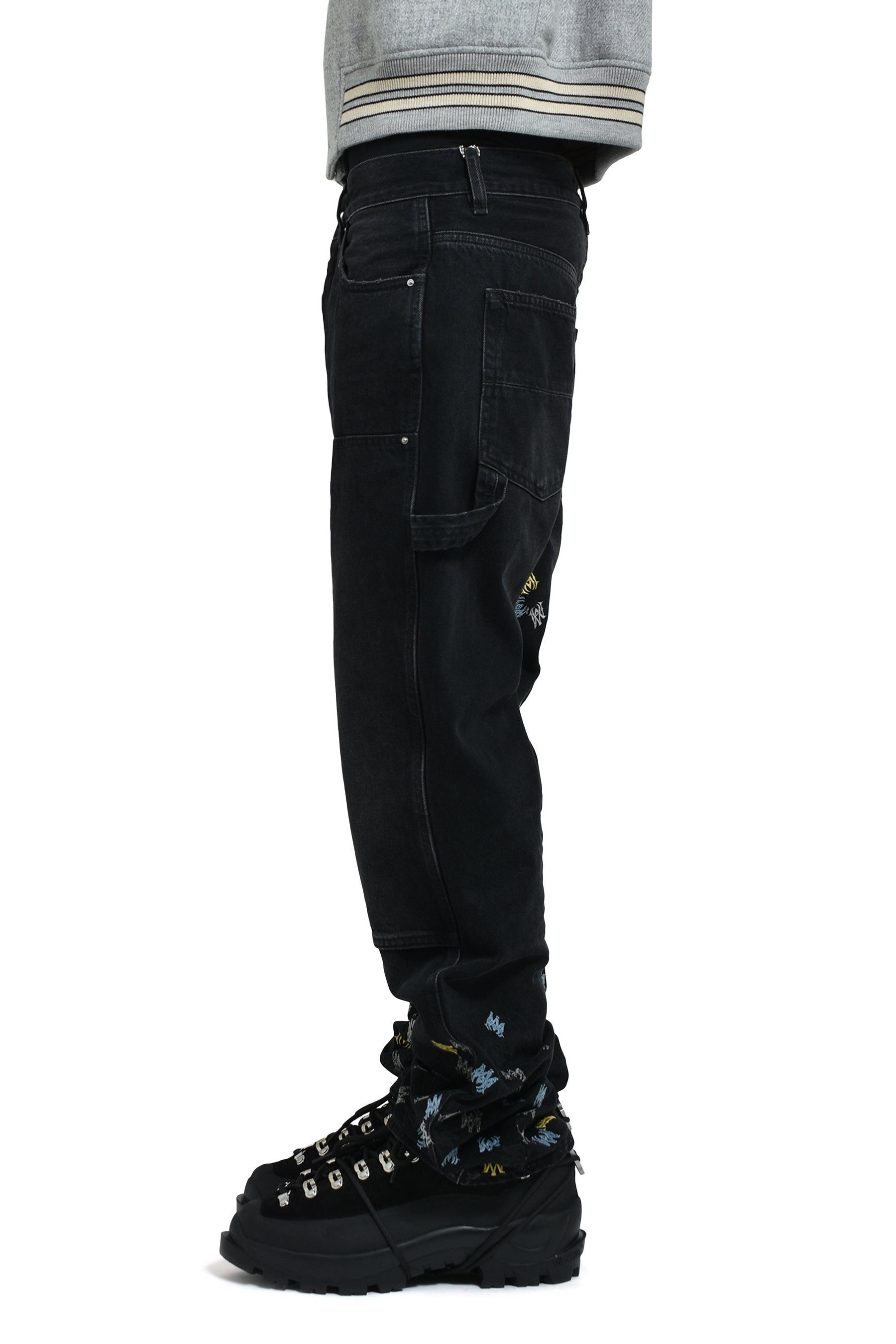 MA QUAD EMBROIDERED CARPENTER / BLK - 3