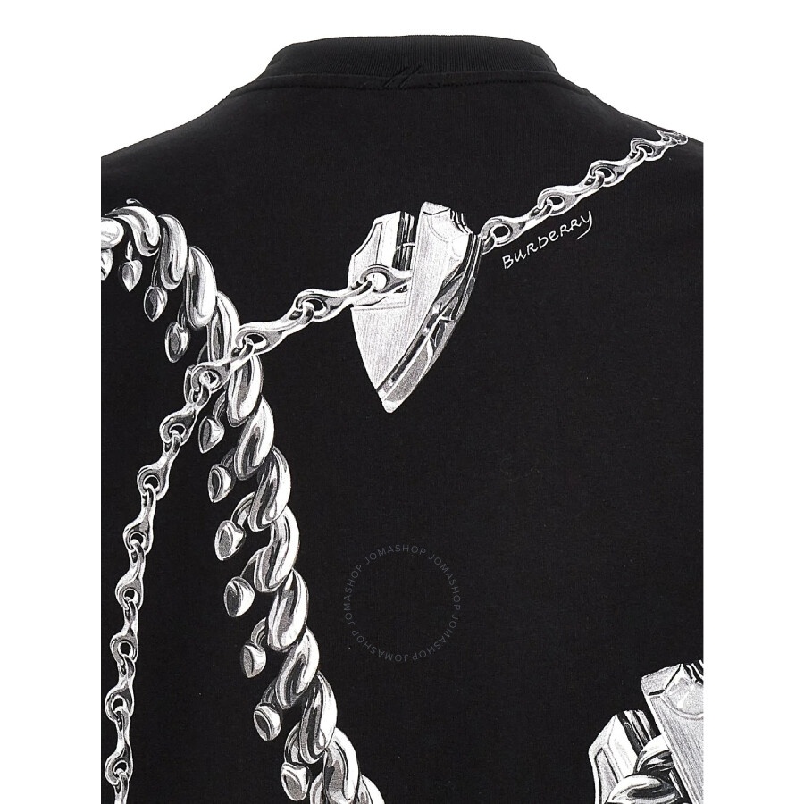 Burberry Shield Crewneck Cotton T-Shirt - 4