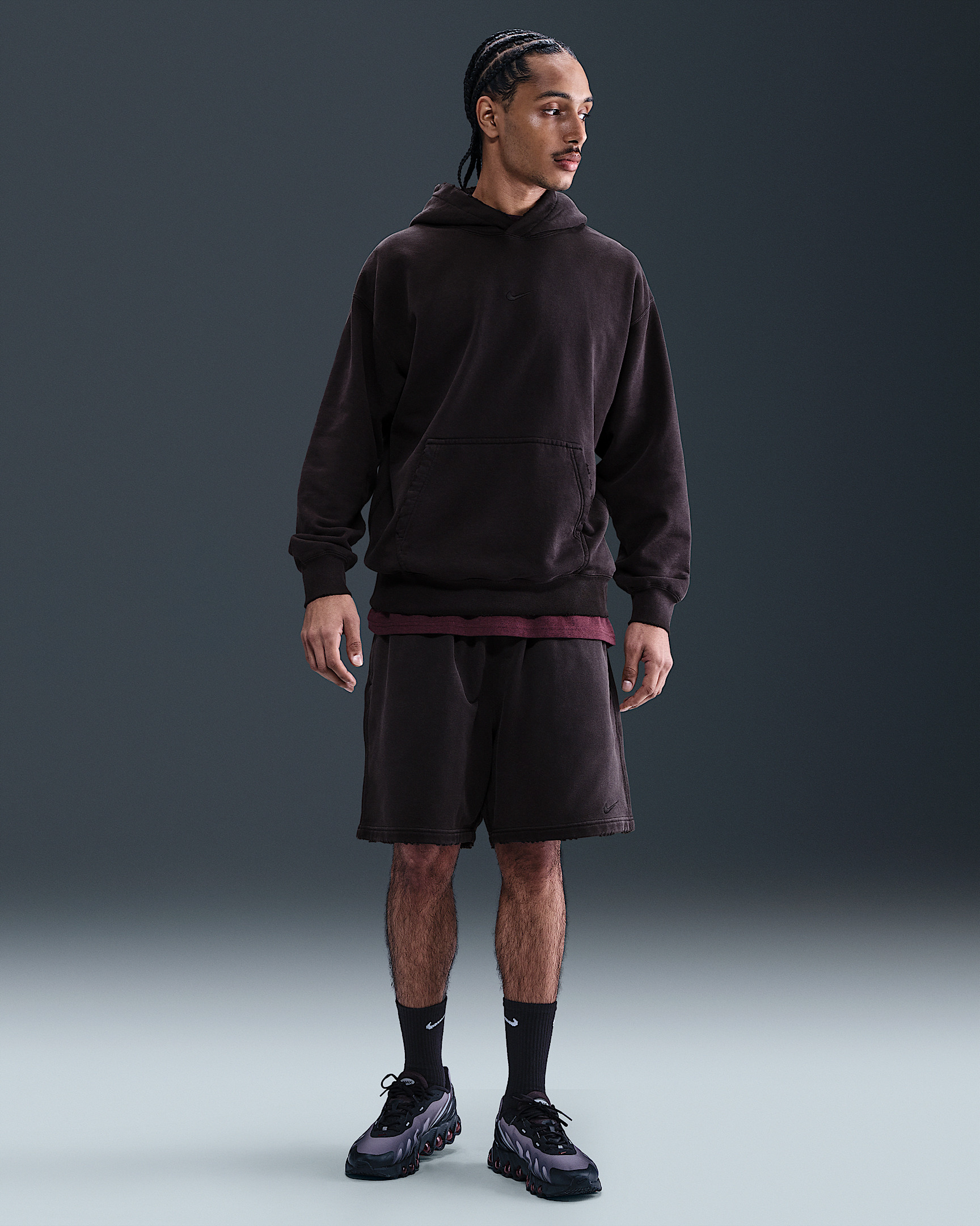 Nike Solo Swoosh Men's French Terry Pullover Hoodie - 4