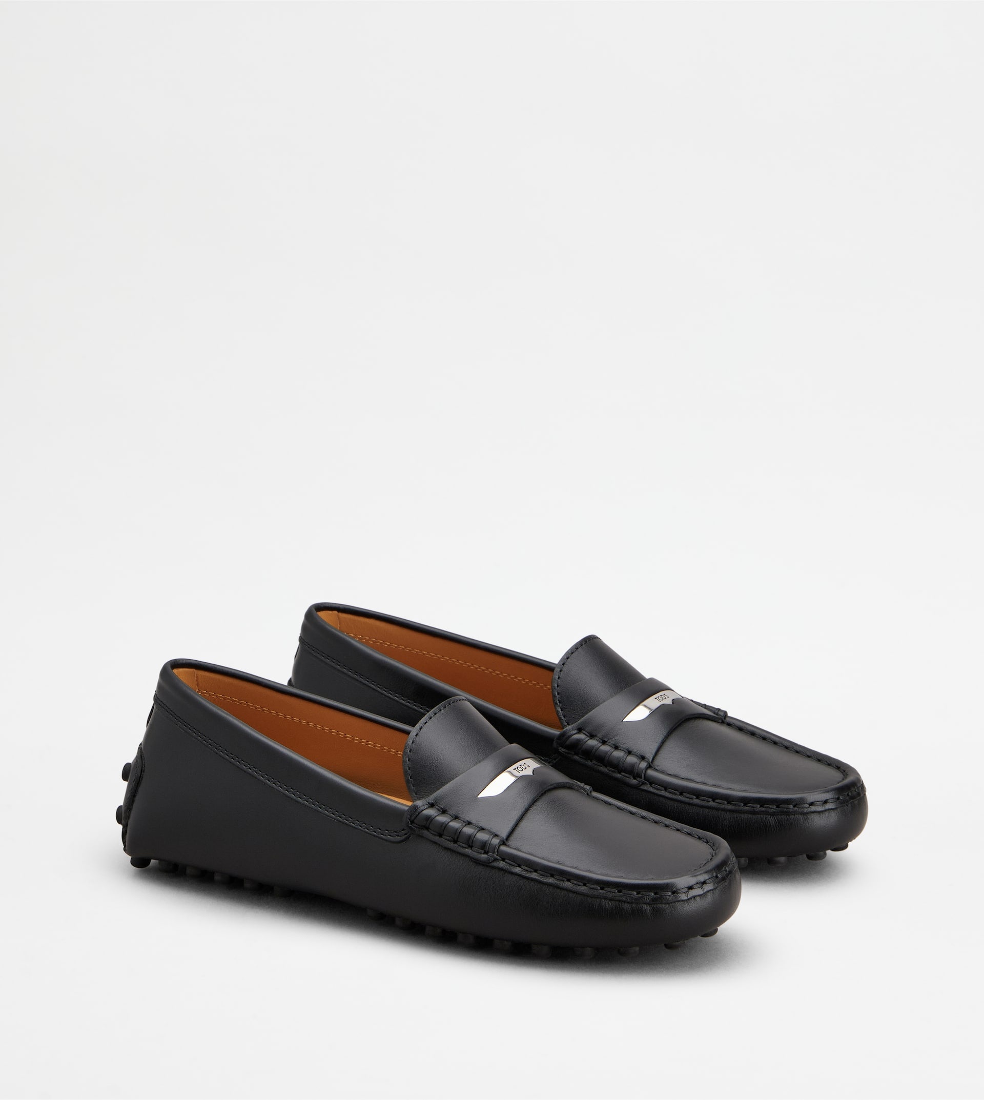 GOMMINO DRIVING SHOES IN LEATHER - BLACK - 3