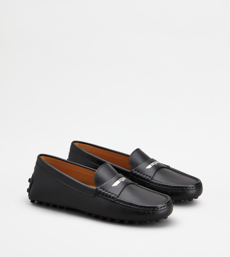 GOMMINO DRIVING SHOES IN LEATHER - BLACK 3