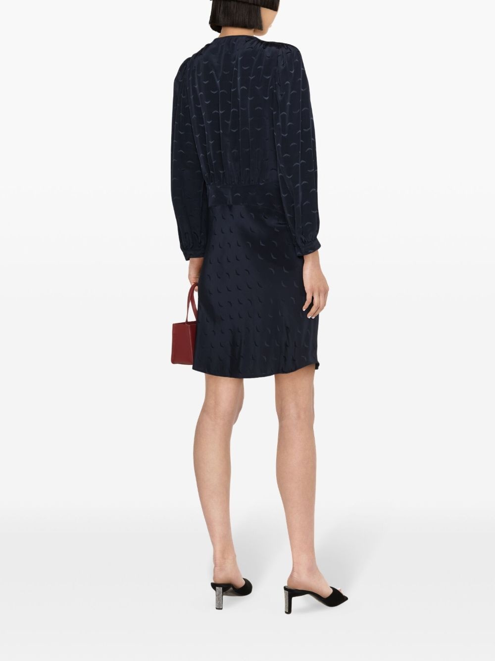 Rhodri wings-jacquard dress - 4