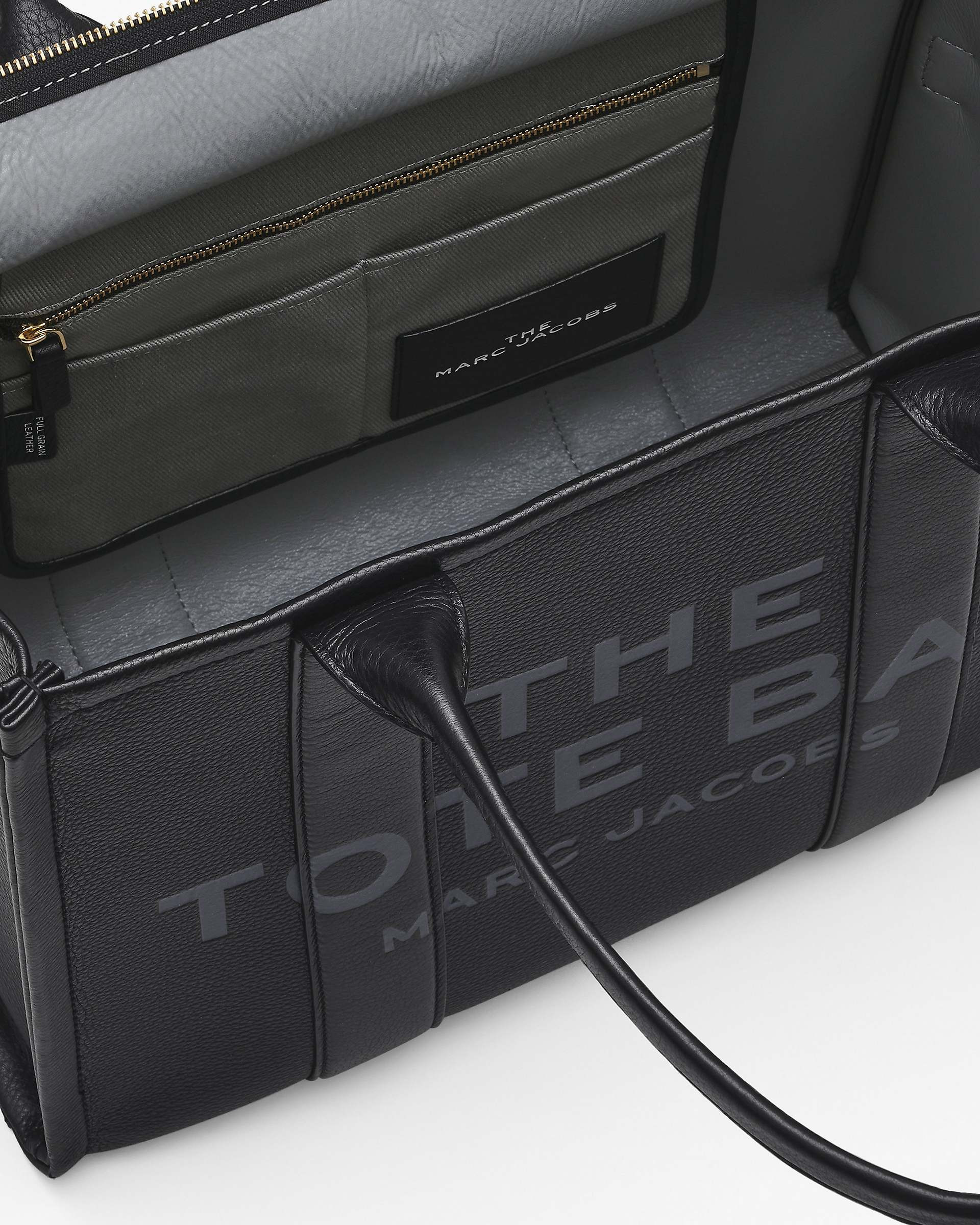 THE LEATHER LARGE TOTE BAG - 7