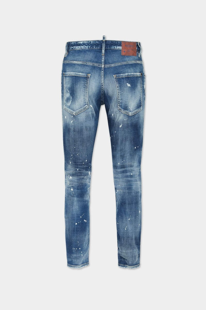 DSQUARED2 MEDIUM SPOTS WASH SKATER JEANS outlook