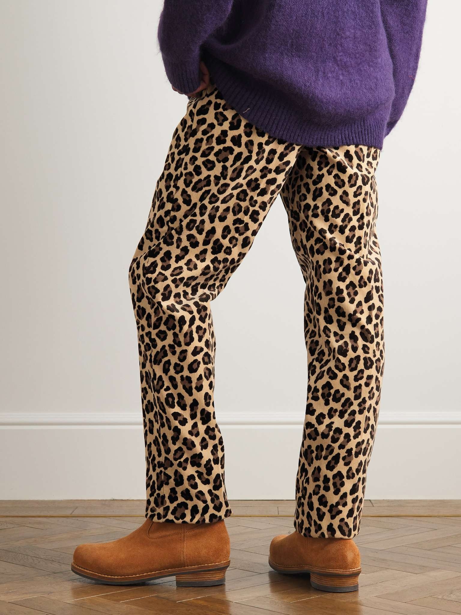 パンツ WACKO MARIA LEOPARD PLEATED TROUSERS WACKO MARIA LEOPARD PLEATED TROUSERS