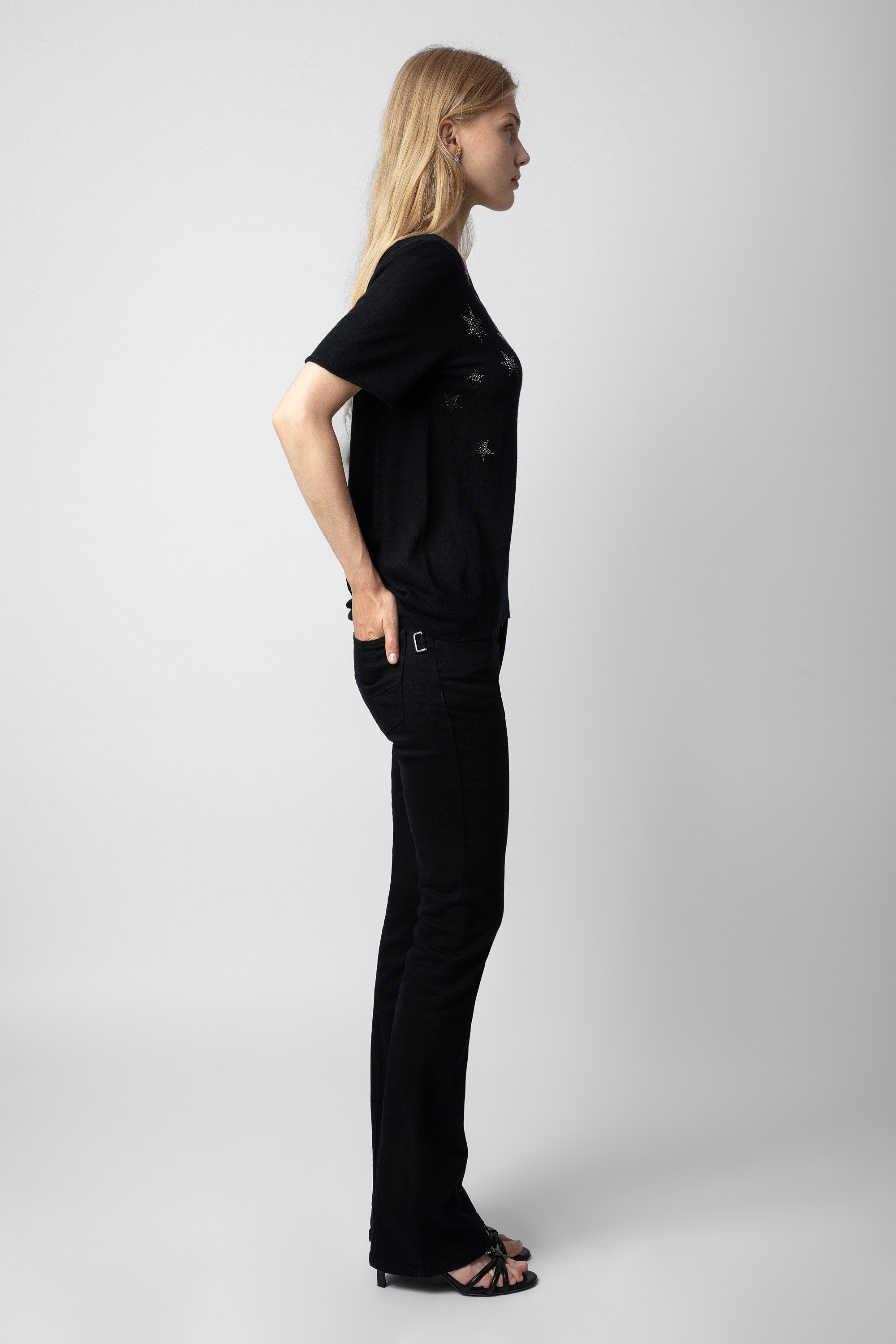 Ida Stars Strass Cashmere Sweater - 4