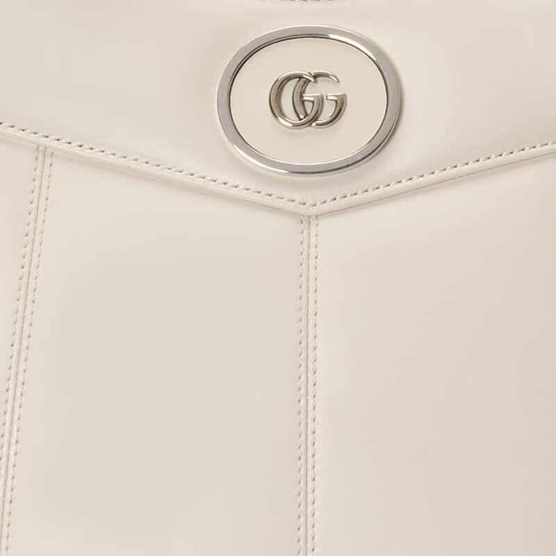 (WMNS) Gucci Petite GG Small Tote Bag 'White' 745918-AACAW-9022 - 7