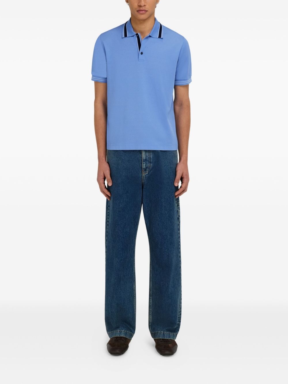 short-sleeved polo shirt - 2