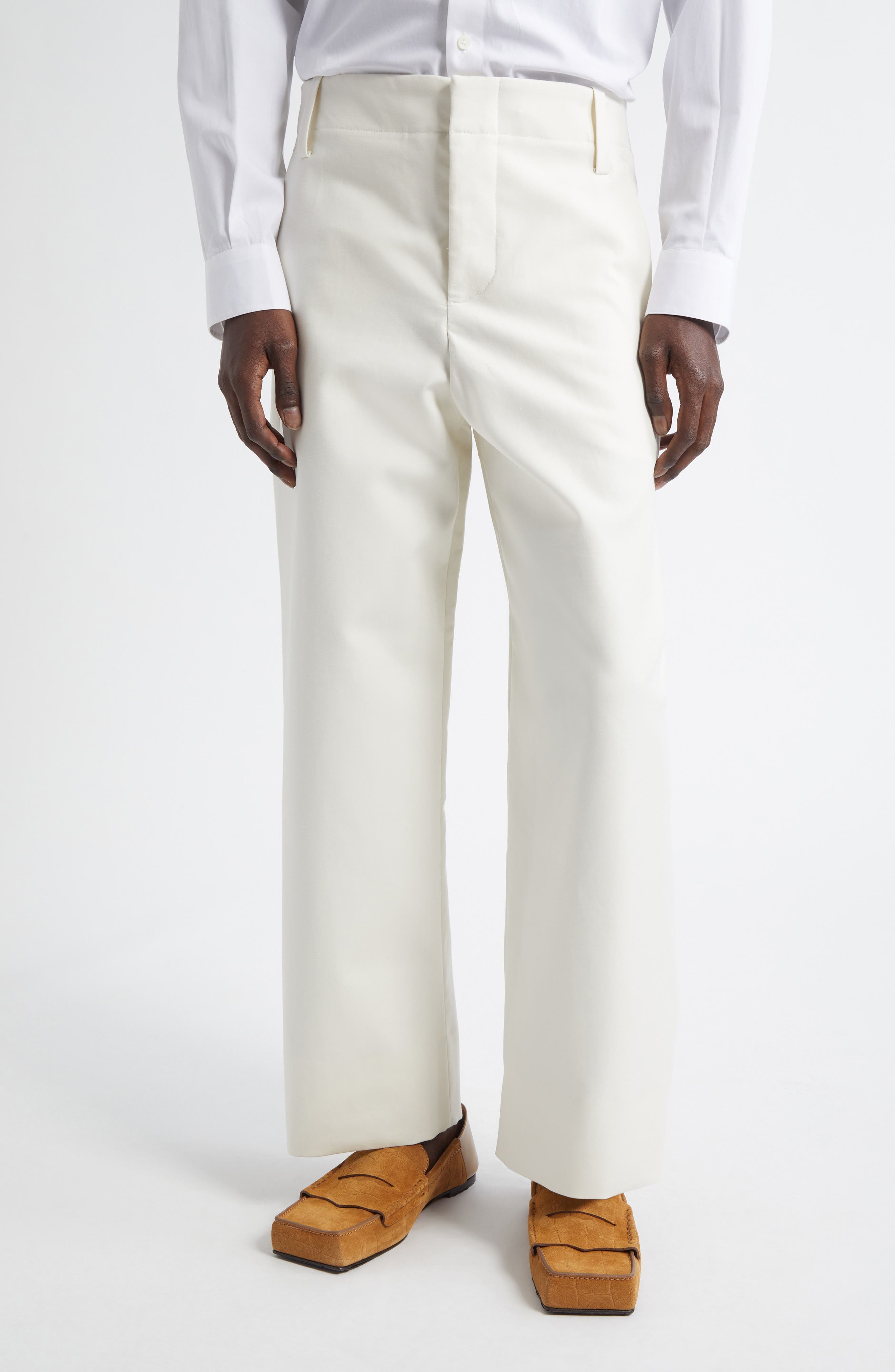 Jacquemus La Croisière Marino Pants in Off-White at Nordstrom - 1